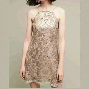 Anthropologie Poisat Sequined Dress by Lucy Paris